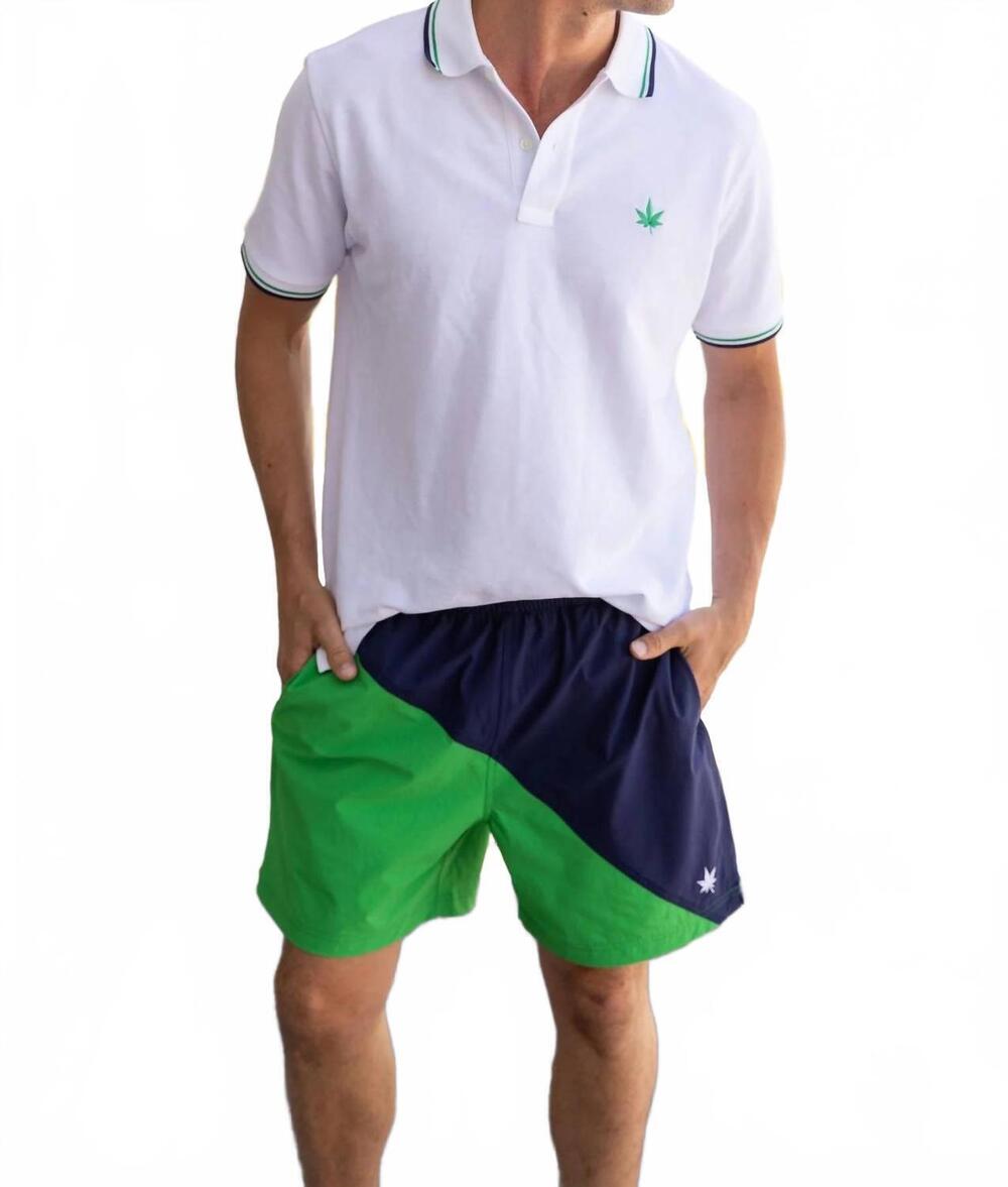NEW BOAST split angle swim short in starboard